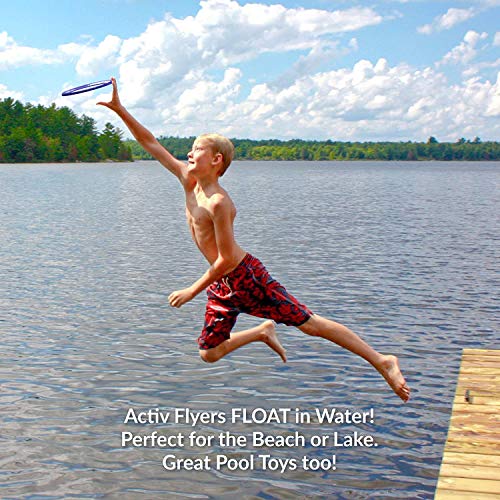 image for Activ Life Flying Rings for Kids, Fun Beach Toys, Gifts for Boys Girls