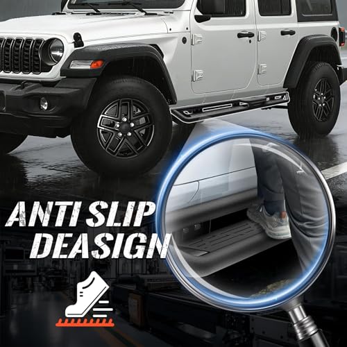 Estribos laterales para Wrangler JL 2018-2026 negro miniatura 6