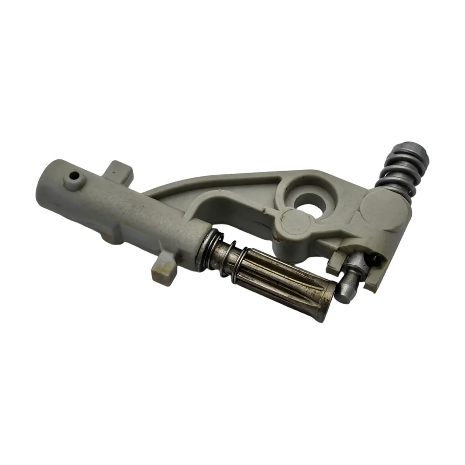 Kit de línea de presión de Bomba de Aceite Apto for Motosierra 455 455E 460 461, reemplazo de piñón de engrasador de Engranaje helicoidal