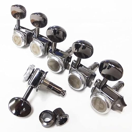 ゴトー ギター ペグ GOTOH SD91 MG-T 05M CK 6L マグナムロック トラッド コスモブラック 片側タイプ 6個セット 【Ebiオリジナルピック付】