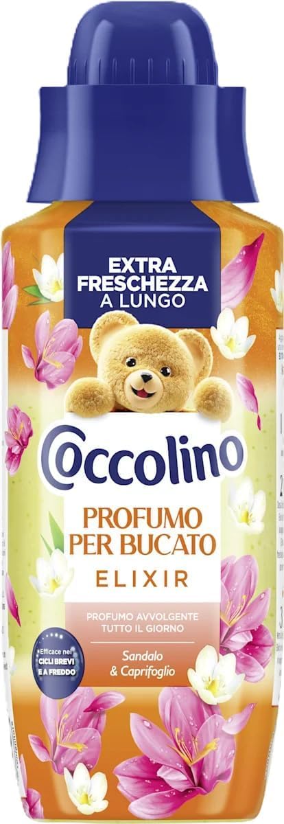 Testpacket Coccolino Wäscheparfüm Elixir, Flüssiges Duftelixier für die Wäsche, 14 x 342 ml,+ Italy Shop Service Kostenloser Schlüsselanhänger