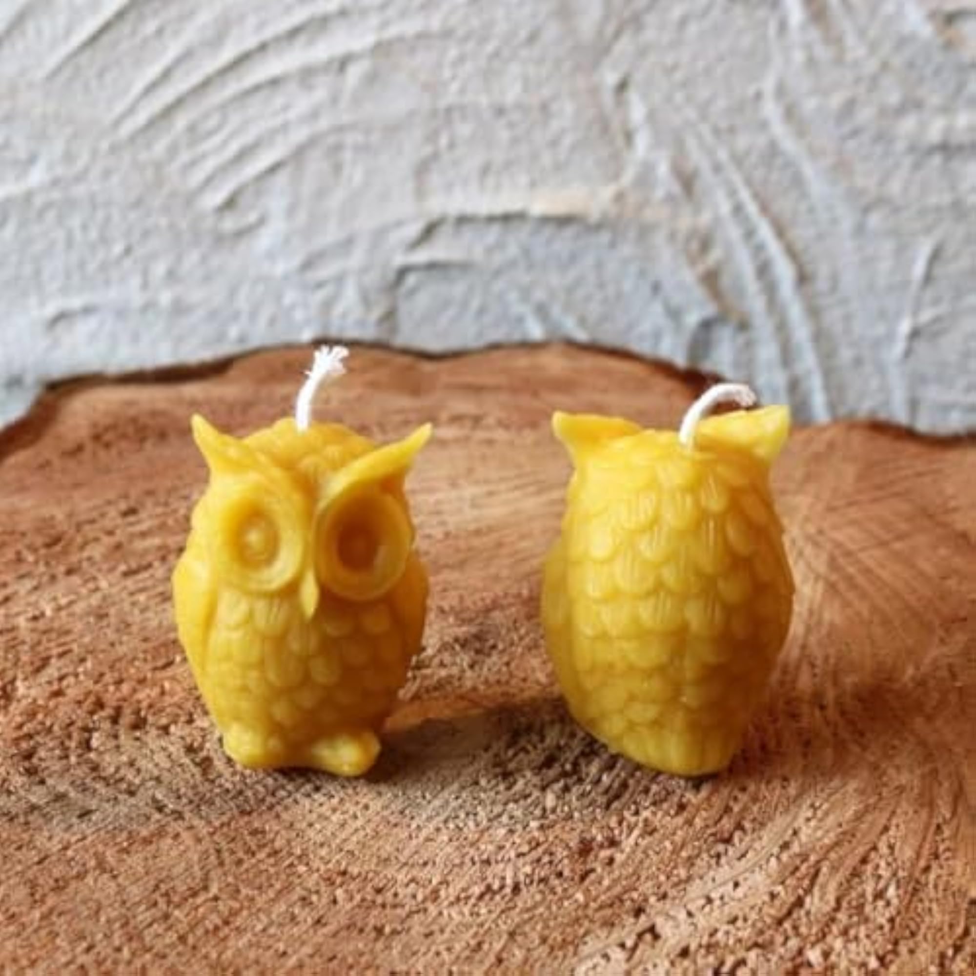 Yellow Owl Shaped Scented Decorative Candle for Home Décor