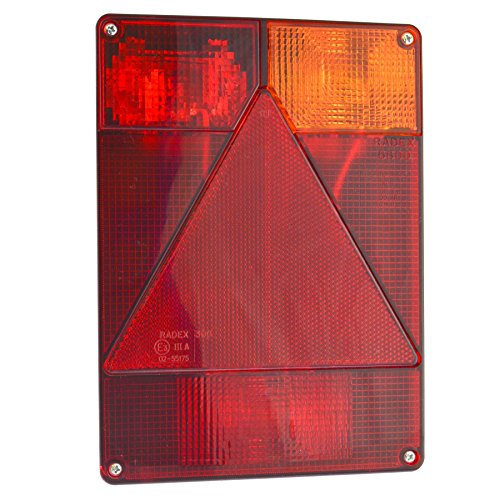 AB Tools Trailer Light Radex Right Hand for Ifor Williams & Indespension Lamp TR188