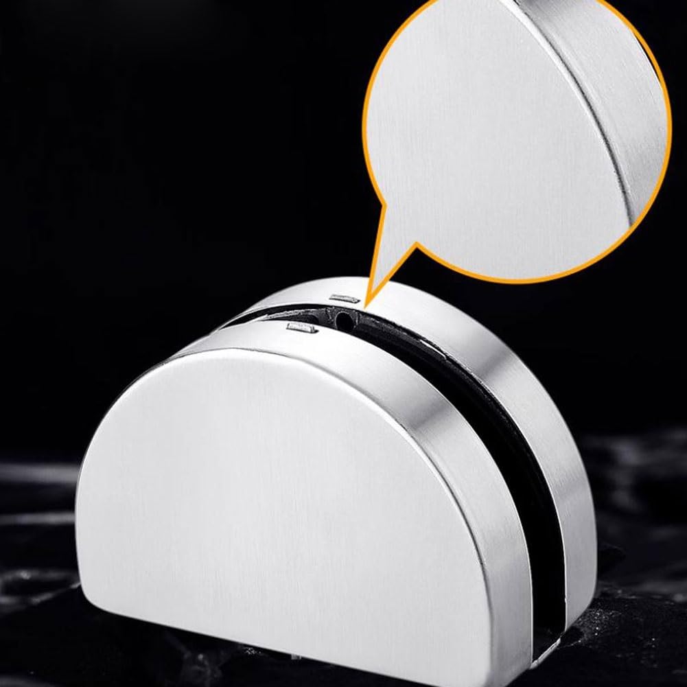Cerradura For Puerta De Vidrio, Cerradura For Gabinete De Vidrio Sin Orificios For Puerta Simple Y Doble, con 3 Llaves, Adecuada For Vidrio De 8 A 14 Mm De Espesor(J)