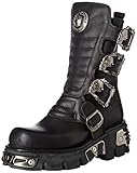  New Rock Unisex-Erwachsene M-391X-S1 Biker Boots, Schwarz (Black 001), 40 EU