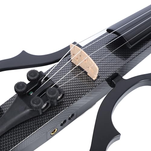 Violon électrique silencieux 4/4 avec micro intégré noir - 7