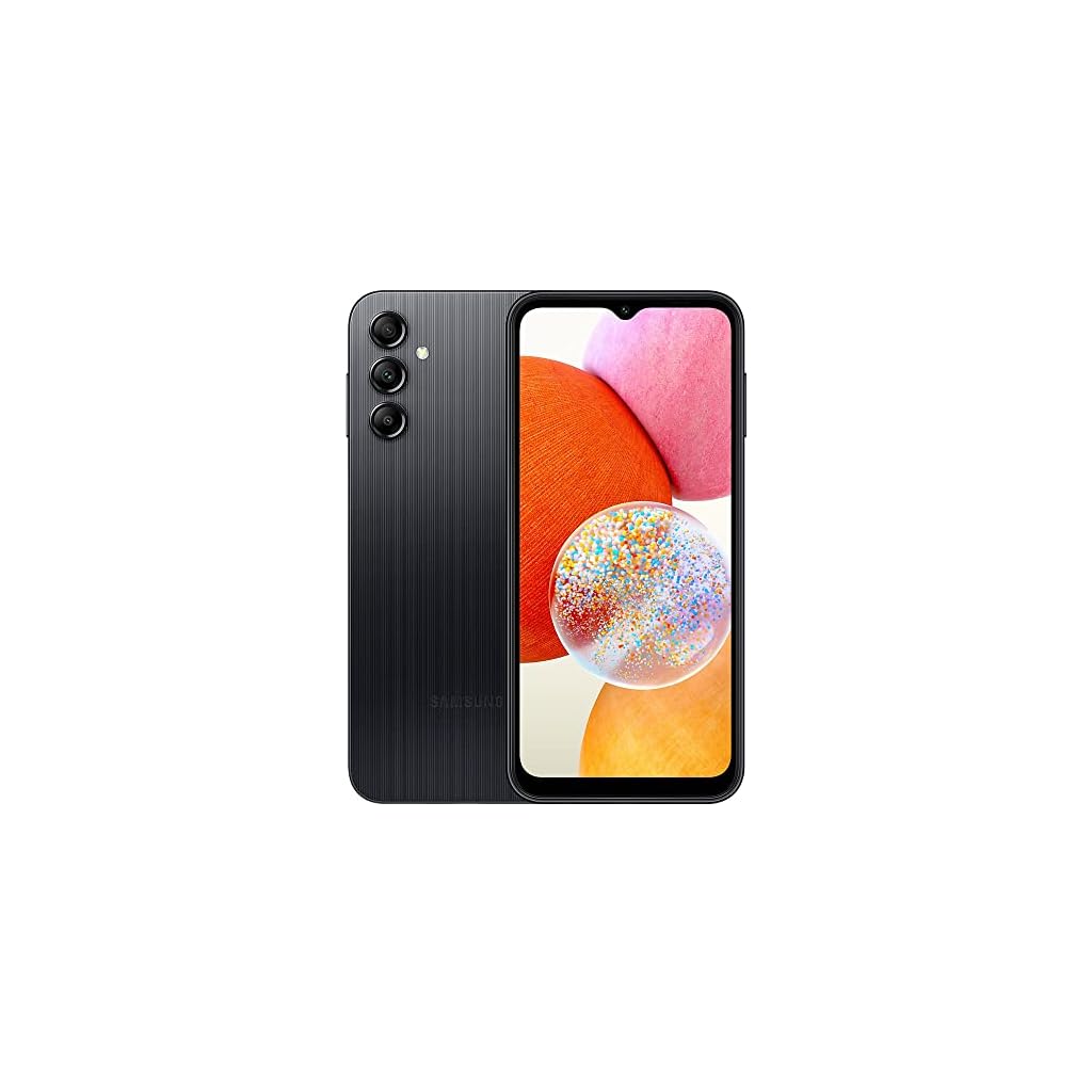 SAMSUNG-Galaxy-A14-4G-LTE-128GB-4GB-Unlocked-Worldwide-Only-T-MobileMintMetro-USA-Market-66-50MP-Triple-Camera-15W-Wall-Charger-Black-SM-A145MDS
