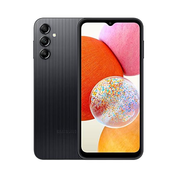 SAMSUNG-Galaxy-A14-4G-LTE-128GB-4GB-Unlocked-Worldwide-Only-T-MobileMintMetro-USA-Market-66-50MP-Triple-Camera-15W-Wall-Charger-Black-SM-A145MDS SAMSUNG Galaxy A14 4G LTE (128GB + 4GB) Unlocked Worldwide (Only T-Mobile/Mint/Metro USA Market) 6.6" 50MP Triple Camera + (15W Wall Charger) (Black (SM-A145M/DS))