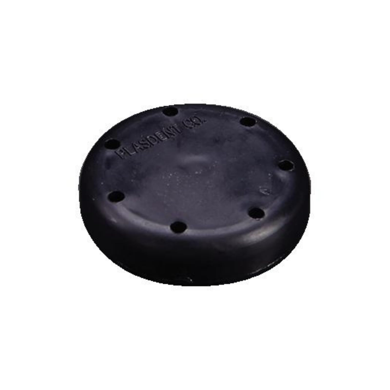 Plasdent 400BS-11 Magnetic Dental Bur Block 7-Hole Small Round Black