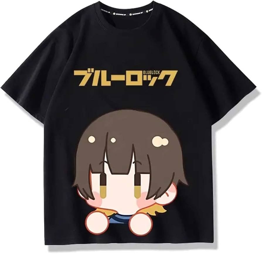 ブルーロック　Tシャツ世界で5着だけ Amazon.co.jp: ブルーロック Tシャツ 半袖 潔世一 蜂楽廻 國神錬介