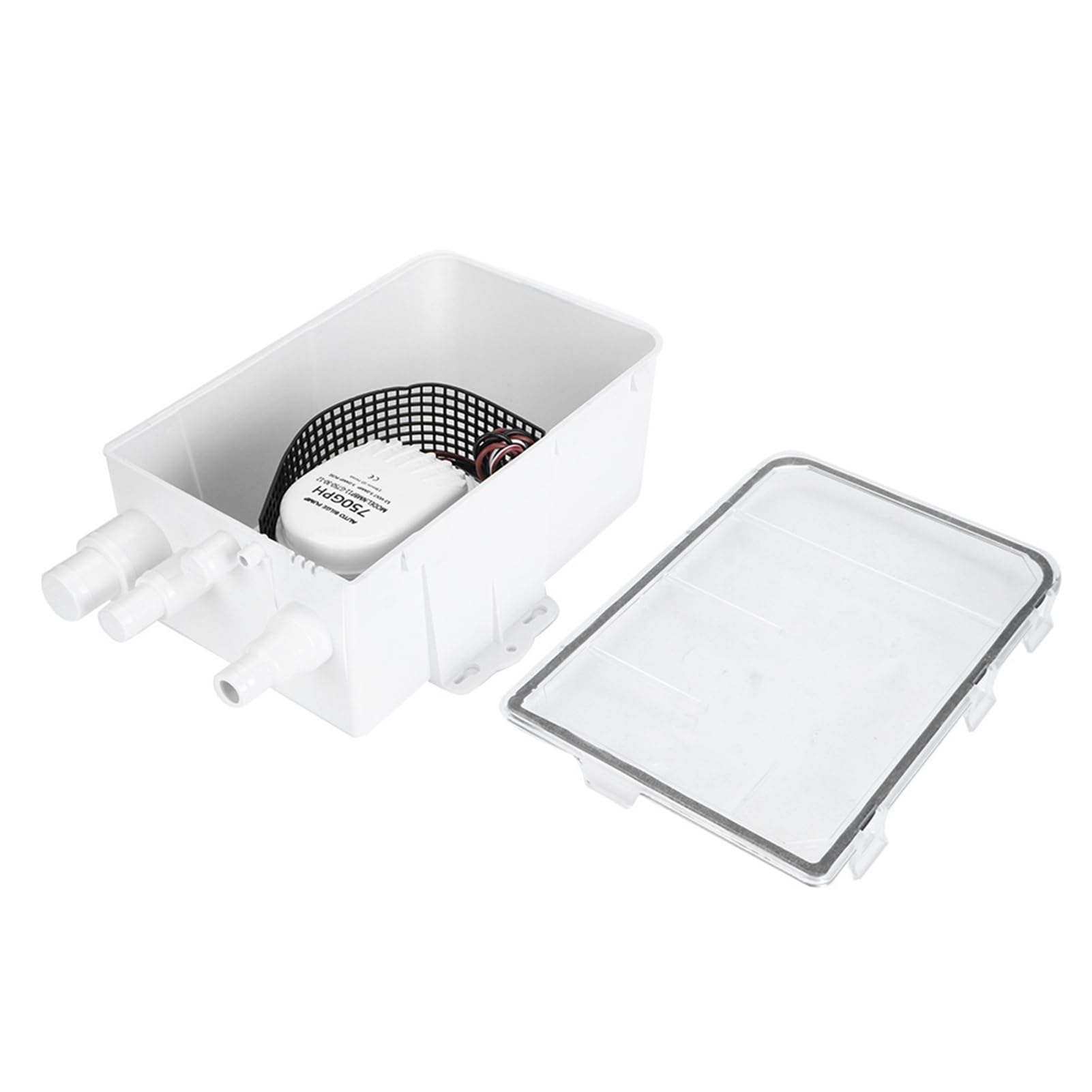 Shower Tub Pump, Backflow Prevention 750 GPH Shower Pump Automatic Control Switch for RV