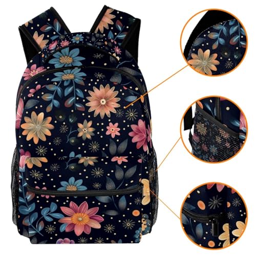 Sac à dos de voyage multicolore résistant et léger pour étudiantes actives - 3