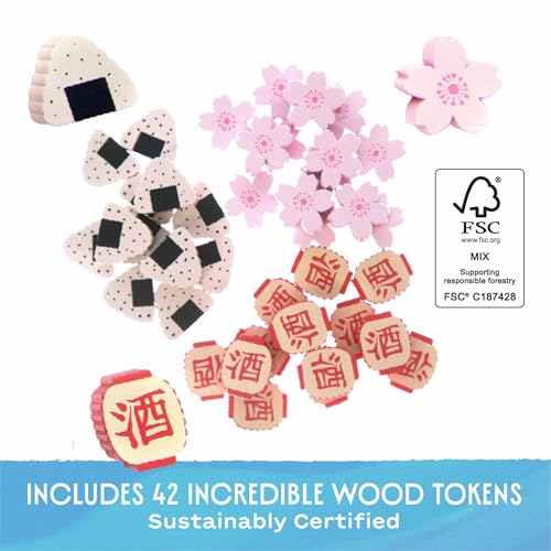 Image of Hanami Deluxe Edition | A Strategic Tile-Laying Area Control Board Game for Adults Families and Game Nights Based On Reiner Knizia's Classic Samurai