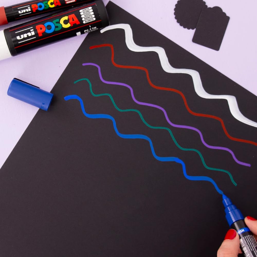 Craftelier 25 Fogli Cartoncino Nero A4 250gsm Liscio per Fustellatura, Biglietti, Scrapbooking