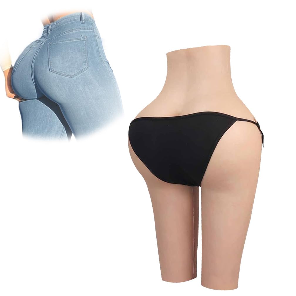 Bragas De Silicona para Crossdressing con Gran Trasero Cintura Alta con Relleno Levanta Glúteos Moldeador Ropa Interior para Personas Transgénero