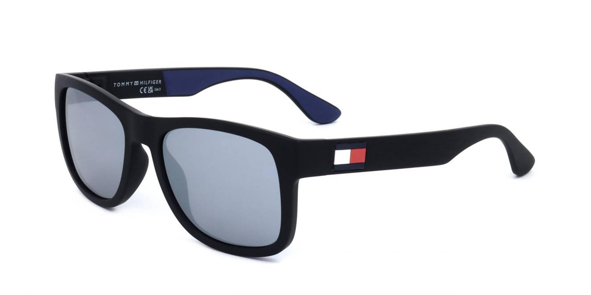 Tommy Hilfiger Men's Black Th 1556/S Mirrored Sunglasses