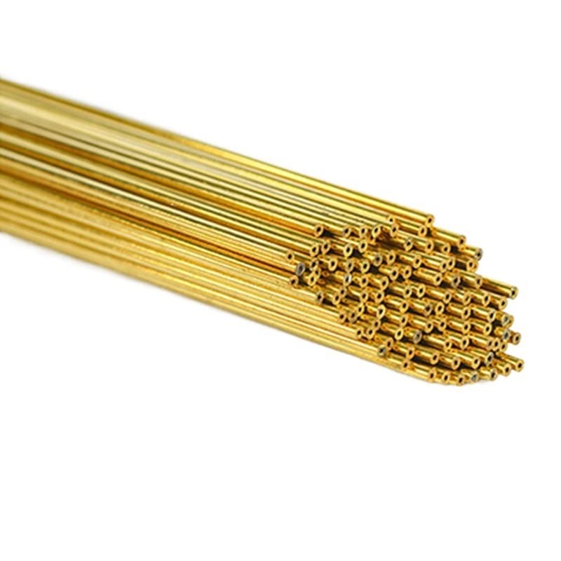 GatherTOOL 100PC Brass Electrode Tube Single Hole Tubes OD 0.3/0.5/0.6/0.7/0.8/0.9/1/1.1/1.2/1.3/1.4/1.5/1.6/2/3MM for EDM Drilling Machine Long 500MM (Color : 0.6mm X 500mm, Size : 100pcs)