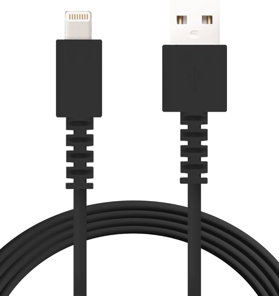 iPhoneケーブル 高耐久Lightning - USB-Aケーブル／15cm／ホワイト／アラミド繊維補強
