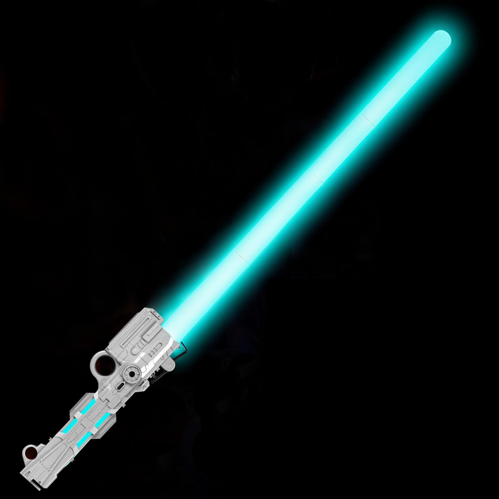 AYESY Star Wars Lightsaber, Light Up Saber with Sound, 7 Colors Retractable Lightsaber,LED Light Saber Sword Toys for Boys Kids Gift Halloween Dress Up Parties, Xmas Gift