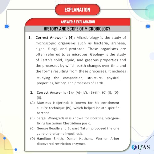 Image of CUET PG Microbiology Book 2027 | Previous Year Question Papers (2022-2026) with Detailed Solutions & Practice Questions | Best Seller PYQ Book for NTA CUET PG & MSc Microbiology Entrance Exams | IFAS