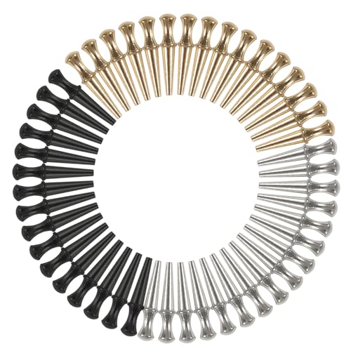Chevilles de cribbage en métal portables et broches de planche coniques pour 1/8 trous