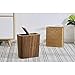 ZZFF Papelera De Basura De Madera Papelera,baño Doméstico Sala De Estar Rectangular...