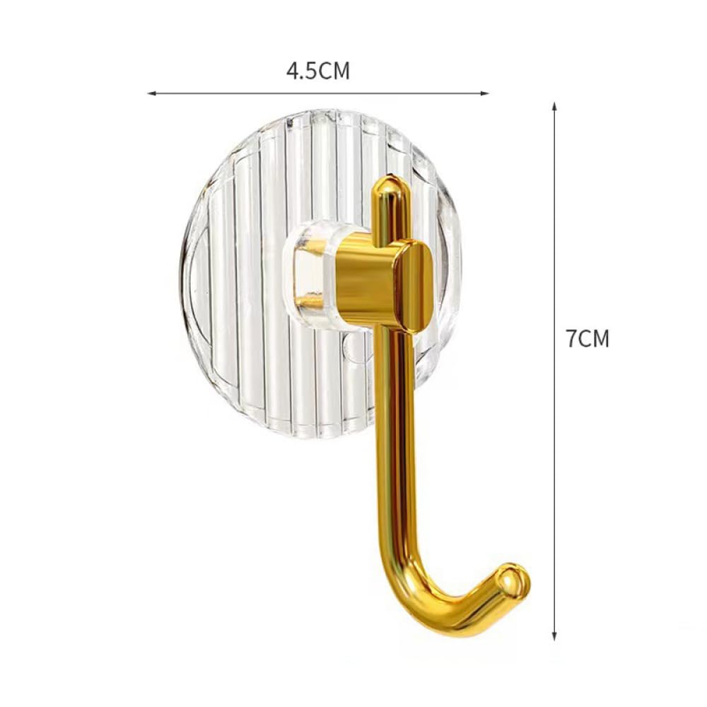 Ganchos acrílicos Ganchos sin orificios Gancho adhesivo fuerte multifuncional detrás de la puerta Gancho para sombreros Ganchos de almacenamiento para cocina y baño, 50PCS