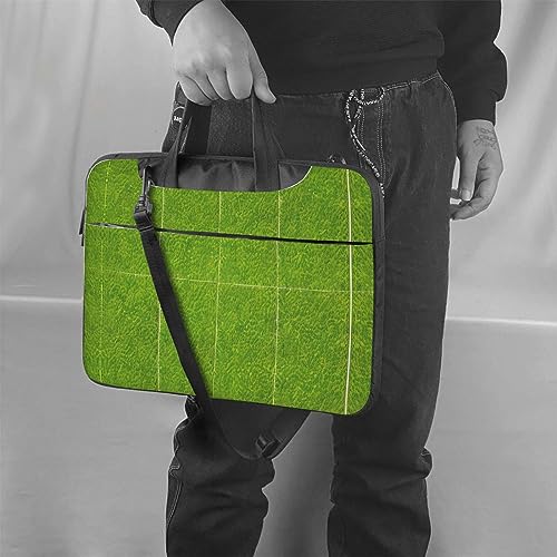 Maletín para portátil de 13 pulgadas duradero HYTTER estampado negro y verde elegante 2