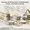 Farberware Forged Induction Ceramic Nonstick Cookware Set, 12-Piece, Taupe Pots & Pans #2