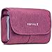 ROYALZ Beauty case con gancio da donna, uomo e bambino - per viaggi ed escursioni come Porta trucchi Trousse Borsa da bagno - 100% poliestere impermeabile, Colore:Viola