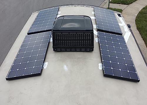 Ampper Suportes de montagem de painel solar, suportes Z de montagem de painel solar de teto de alumí