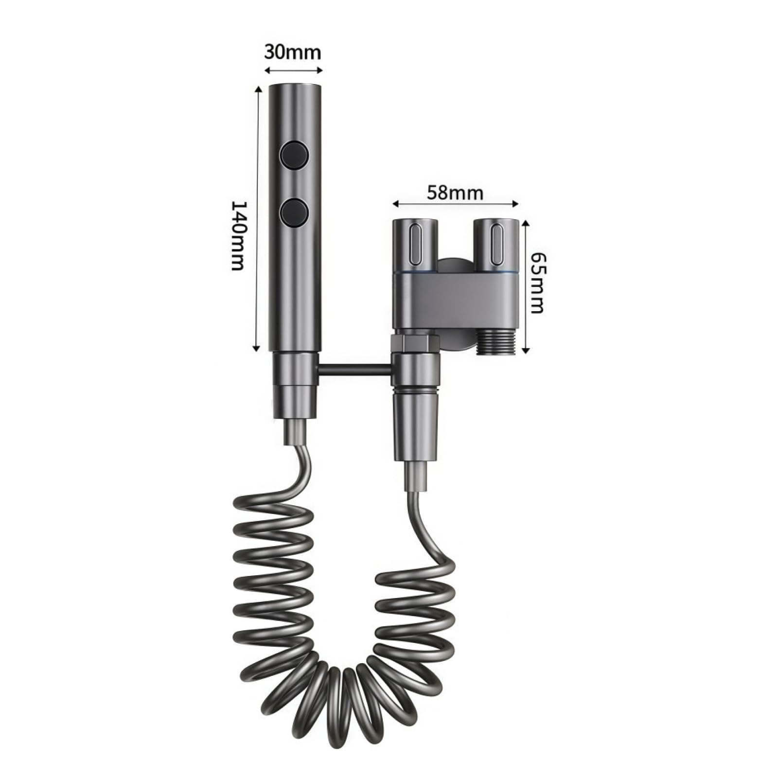 Kit Doccetta per Bidet Portatile Ottone G1/2