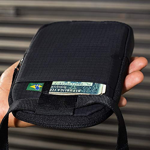 Porta Documento Travel Organizer CURTLO Unissex U Preto