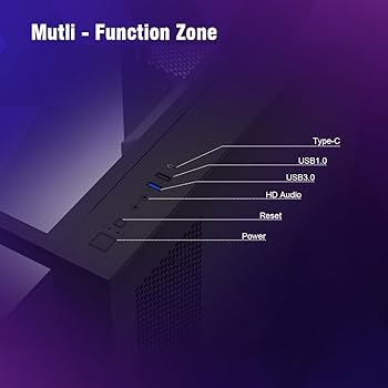 reputer★ Amazon.com: RUIX OV603 ATX Mid-Tower PC Case, Spacious High