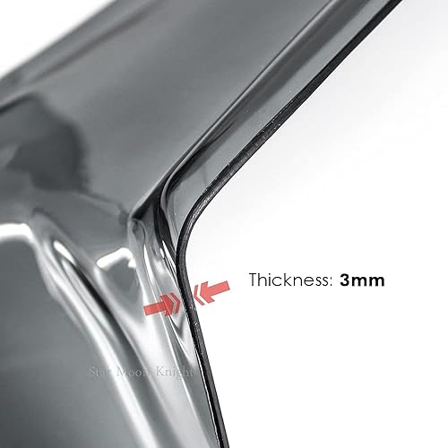 Miniatura 5 de Motorcycle Windshield Motorcycle Windshield Wind Side Deflector Handle Bar Front Wind Deflector Compatible with Tenere 700 TENERE700 XTZ XT700Z T700