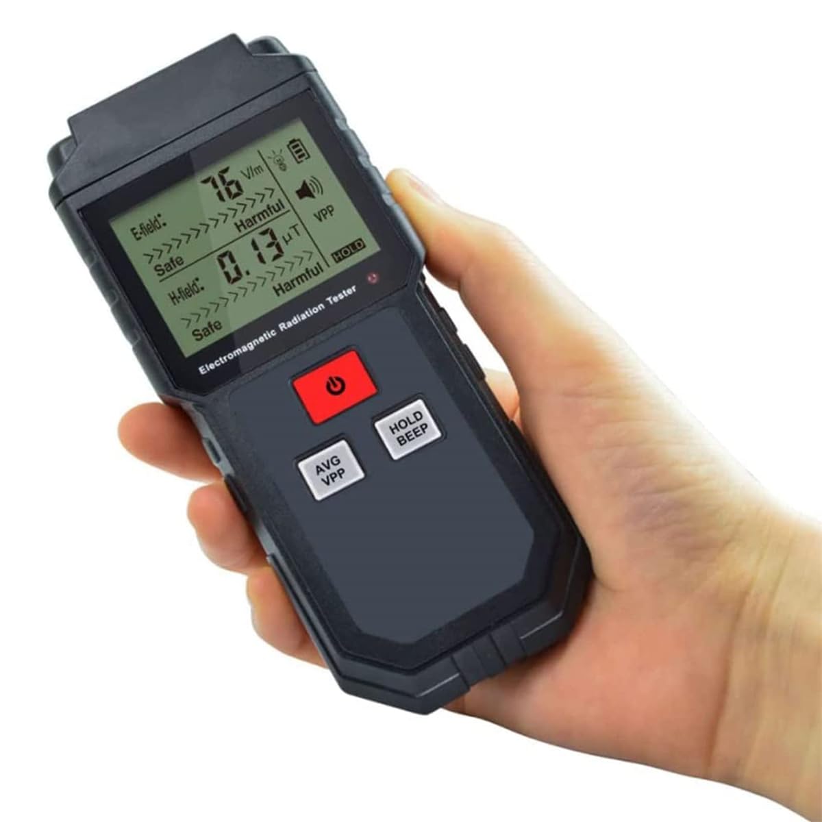 TERRIFI Portable Geiger Counter Nuclear Radiation Detector, Digital Dosimeter Monitor with High Sensitivity and Alarm, Nuclear Radiation Detection Device