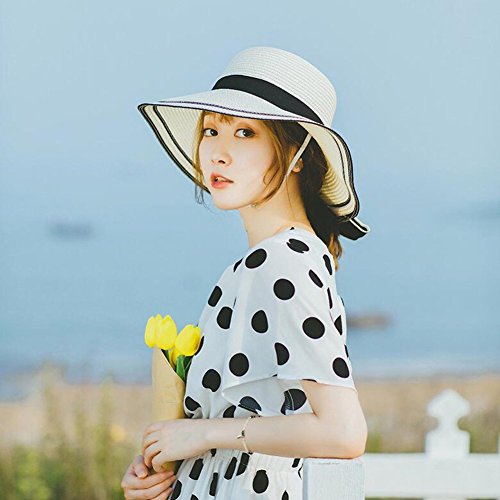 Chapeau de paille vacances plage pliable pour vos escapades en plein air et journées ensoleillées