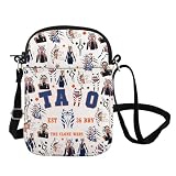 FOTAP Ahsoka Tano - Bolso cruzado Clone Wars, regalo mandaloriano, regalo para amantes de Ahsoka, regalo Ahsoka Tano Merch, T Ano Cb