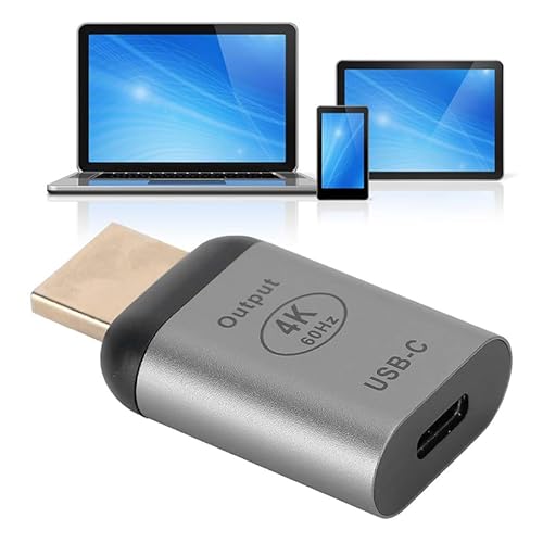 USB-C-���X HDMI�I�X�A�_�v�^�[ �ϊ��A�_�v�^�[ Type-C ���X-�I�X 4K 60Hz HDMI2.0 �f���o�� 3D �Ή��\�L �e���r ���j�^�[ �v���W�F�N�^�[ ���e �h���C�o�s�v