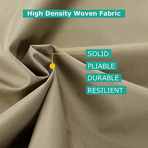 Sunpatio Outdoor Chaise Lounge Covers, 2 Pack Patio Chaise Cover 76" L X 30" W X 26" H, Heavy Duty Waterproof Beach Chair Cover With Seam Taped, Helpful Air Vents, All Weather Protection, Taupe #TOP4