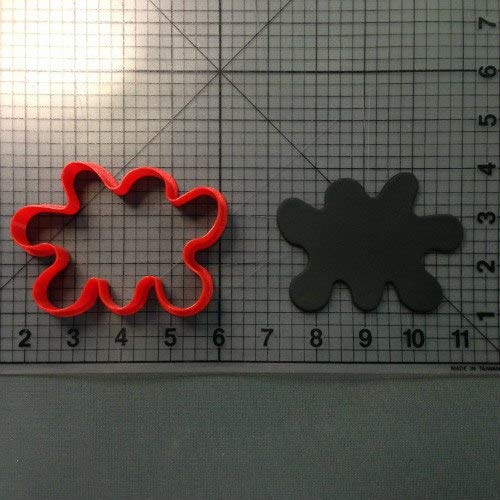 1 Set Paint Series Cake Decoration Tools Easle Splatter Palette Fondant Cupcake Top Custom Made 3D Printed Cookie Cutter Set Baking