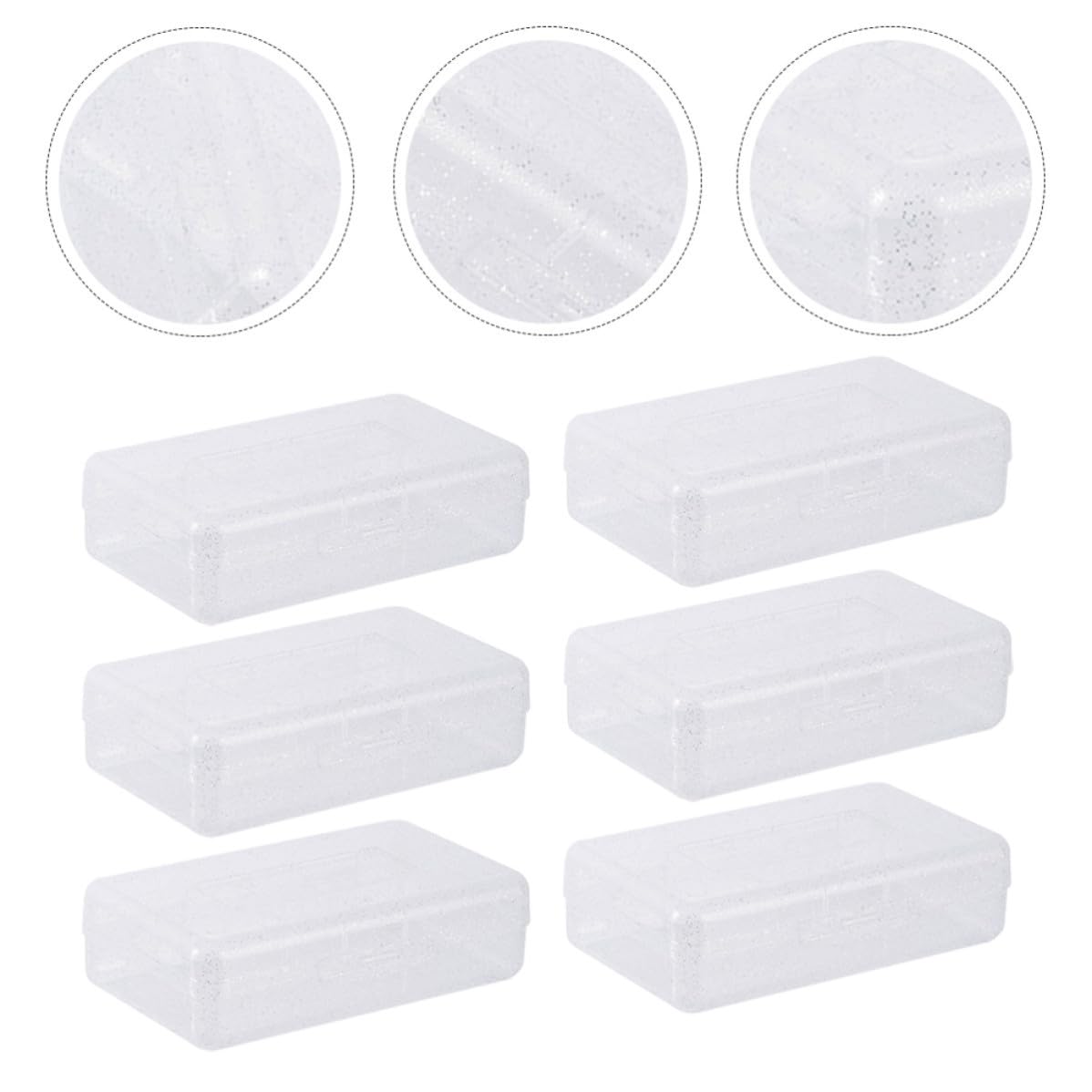 Toddmomy Scatola Portapenne Trasparente in Plastica Pp Impilabile 6 Pezzi | Organizer Cancelleria Semplice e Capiente, Festa Scuola Decor, Oktoberfest Party