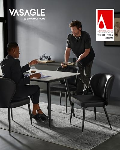image for VASAGLE EKHO Collection - Dining Chairs Set of 2, Upholstered Kitchen 