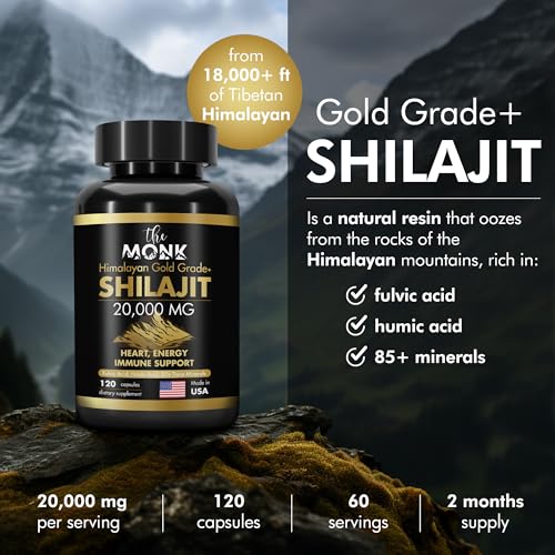 The Monk Organic Shilajit Capsules