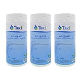 Tier1 0.5 Micron 10 x 4.5 Water Filter | Ultra-Fine Sediment String Wound Polypropylene Whole House Cartridge | Replacement for Pentek...