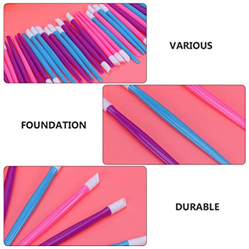 Lurrose Punho Plástico Empurrador Da Cutícula Do Prego Cleaner Manicure Ferramentas Unha Polonês Rem