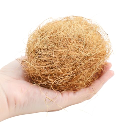 YcsRnn Bird Nesting Material Coconut Fibre Ideal Nesting Material for Wild Birds Support Garden Wildlife Conservation with Natural Bird Nest Building Supplies 250g Pack