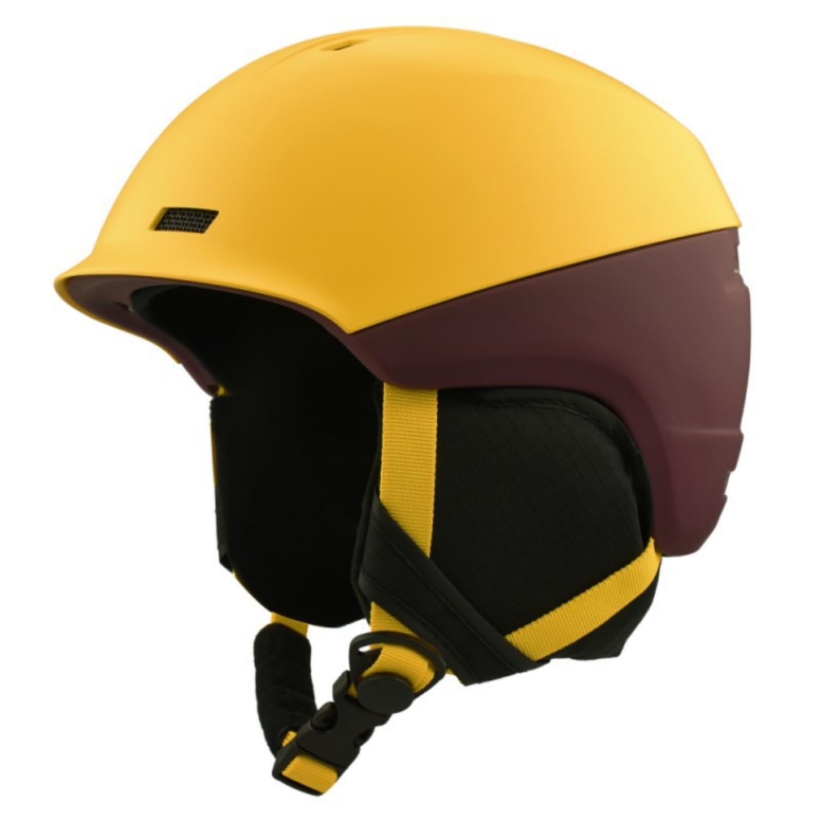 Hellery Comfortable Snow Sports Helmet | Ventilated, Ski Helmet with Chin Strap, Padded, for Skiing, Skiers, Adults, Yellow, 54-58cm