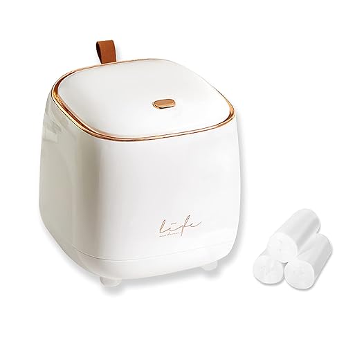 Aiabaleaft Mini bote de basura para encimera con 3 rollos de bolsas de basura, bote de basura con tapa tipo prensa, papelera de escritorio aplicable disponible en Yaxa Colombia