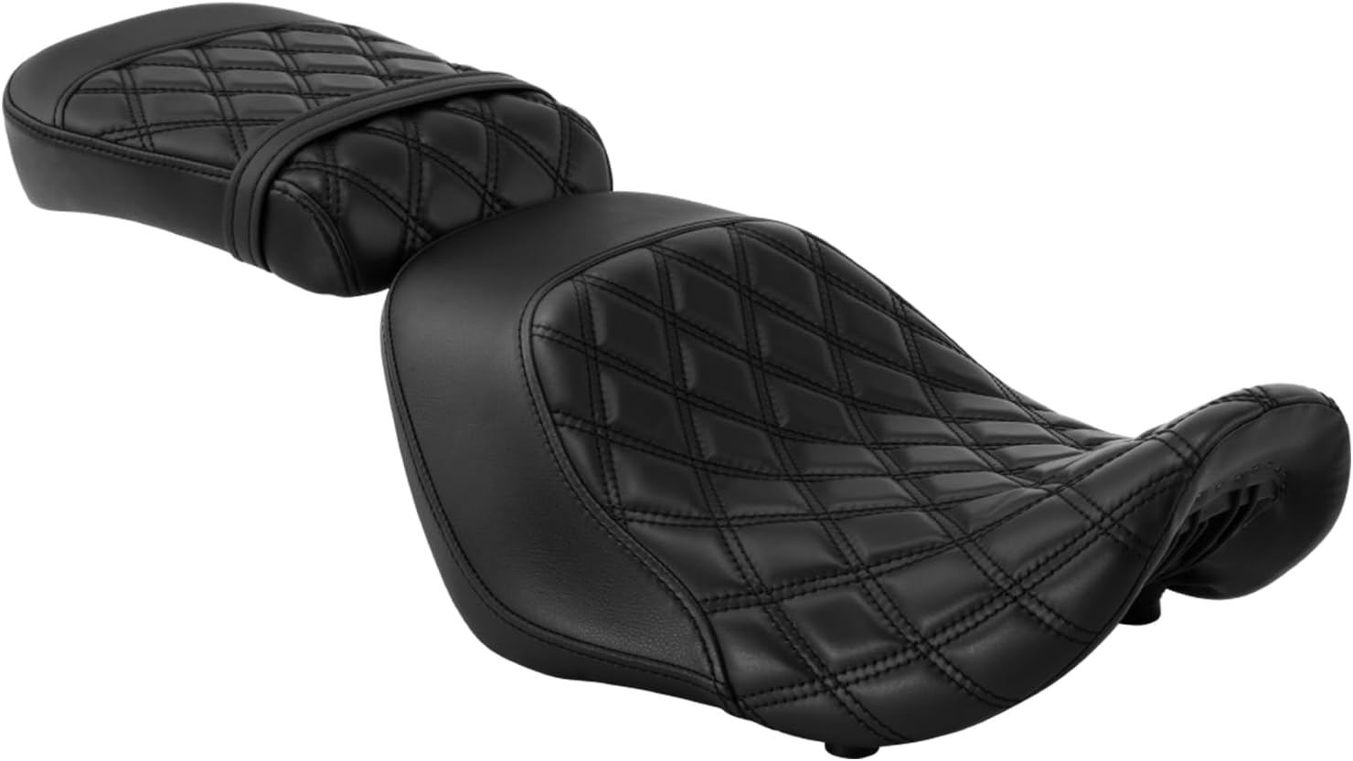 TCT-MOTORPARTS Two-Up Black Driver & Passenger Seat Fits for Harley Nightster RH975 2022-2024 2023
